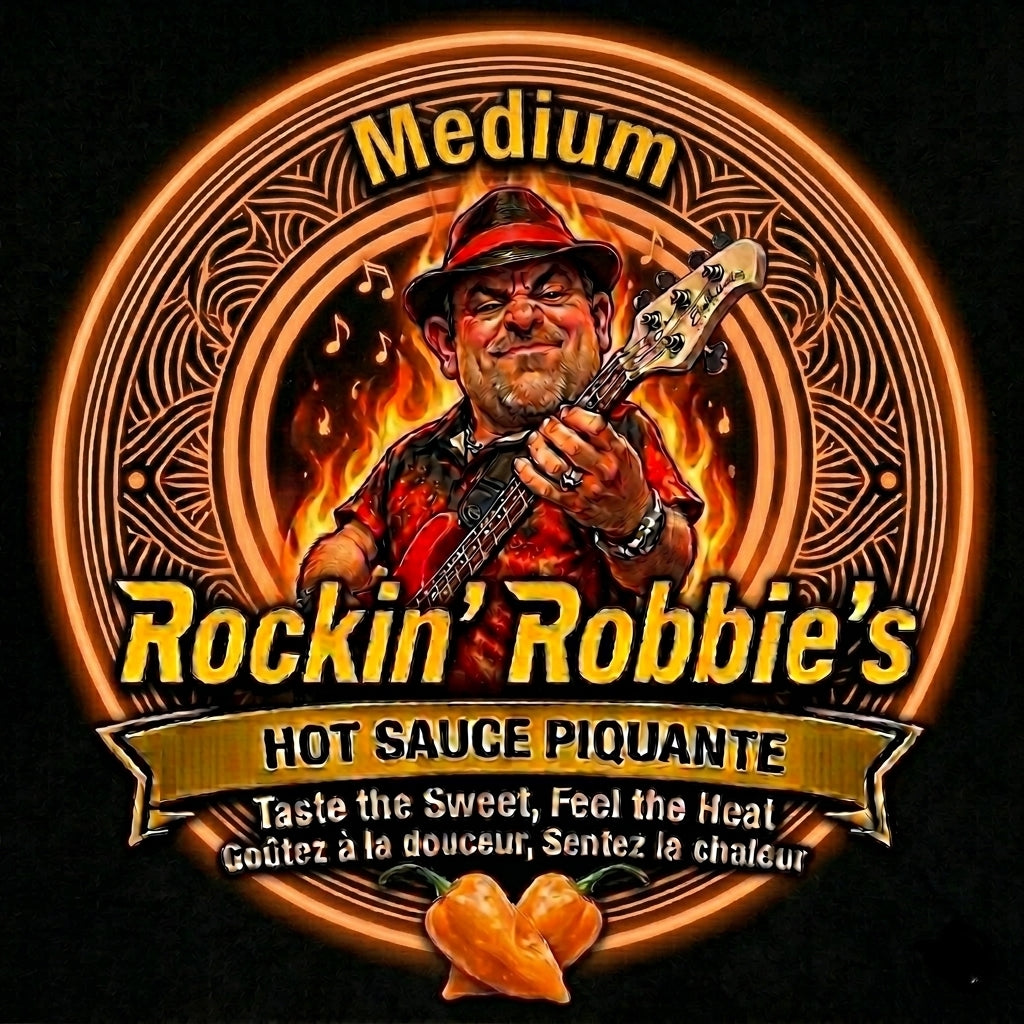 **NEW** Rockin’ Robbie’s Hot Sauce Piquante - Medium (FREE LOCAL PICKUP)