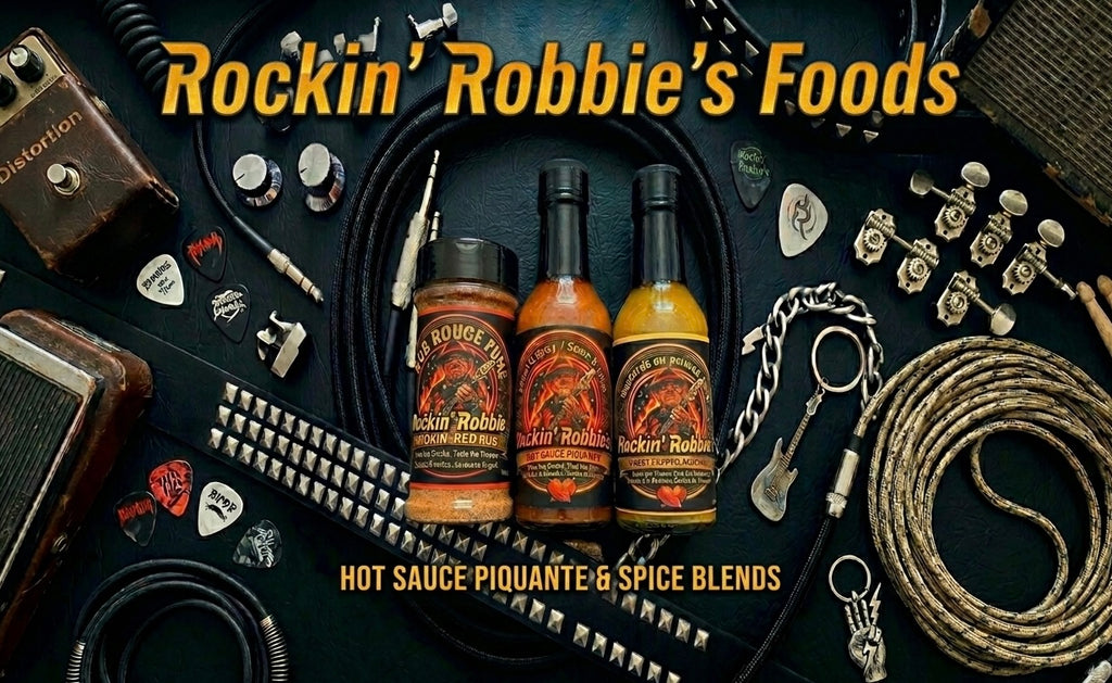 Rockin' Robbie Mixed Sample Pack (Original Hot / Fort, Sweet Mustard & Smokin' Red Rub)