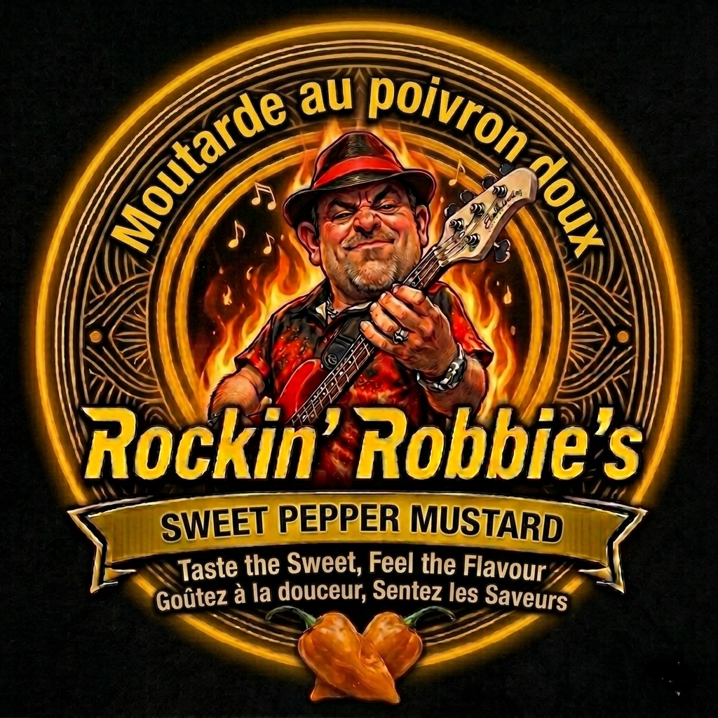 Rockin' Robbie' Sweet Pepper Mustard (150ml)