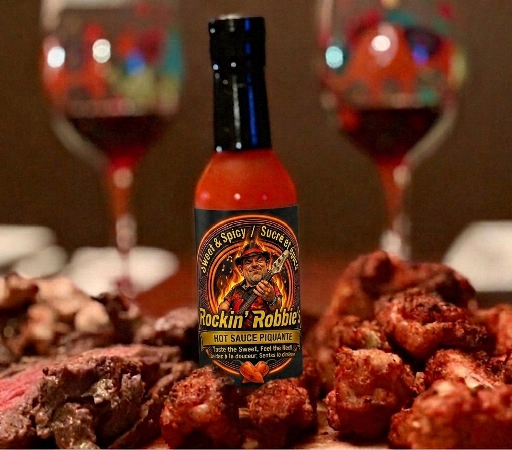 Rockin' Robbie Hot Sauce Piquante - Hot / Fort (6-Pack)
