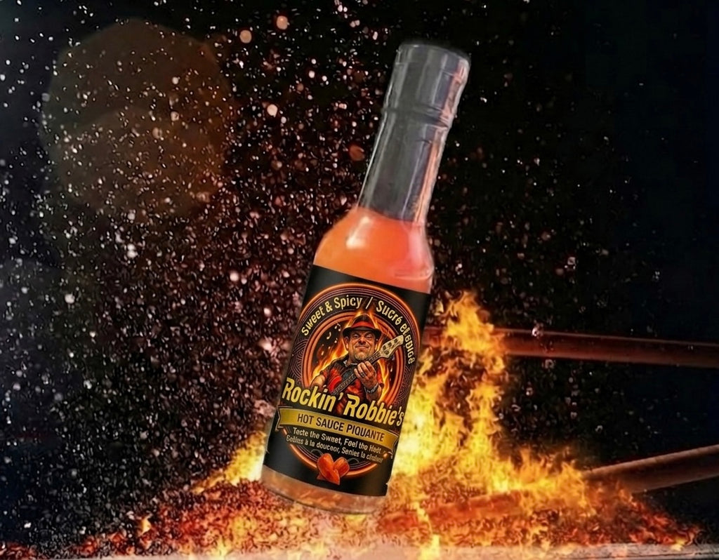 Rockin' Robbie Hot Sauce Piquante - Hot / Fort (6-Pack)
